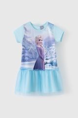 Đầm váy thun ngắn tay bé gái Elsa Rabity 5709