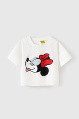 Áo thun ngắn tay bé gái Minnie Rabity 5716