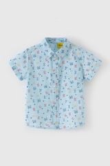 Áo sơ mi Mickey ngắn tay bé trai Rabity 502.007