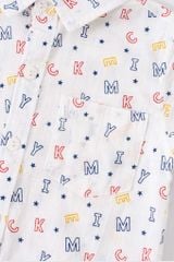 Áo sơ mi Mickey ngắn tay bé trai Rabity 502.007