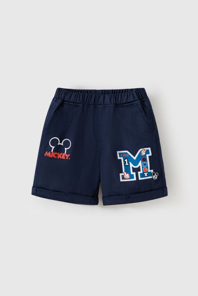 Quần short jean bé trai Mickey Rabity 5725