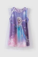 Đầm váy voan công chúa ngắn tay bé gái Elsa Rabity 5730