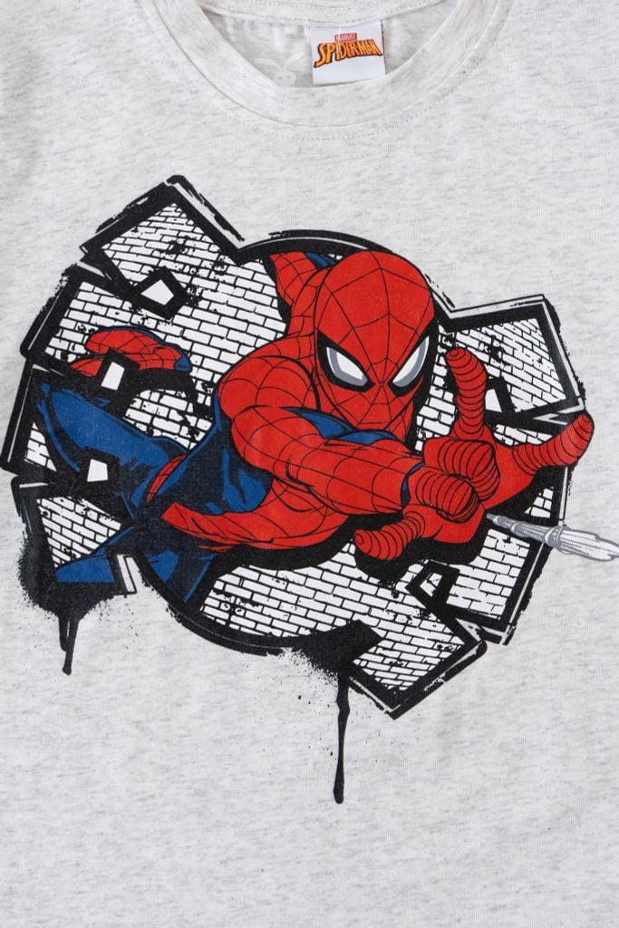 Áo thun ngắn tay bé trai Spider-man Rabity 5764