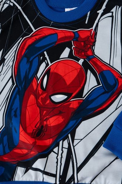 Bộ nỉ dài tay bé trai Spider-man Rabity 5768