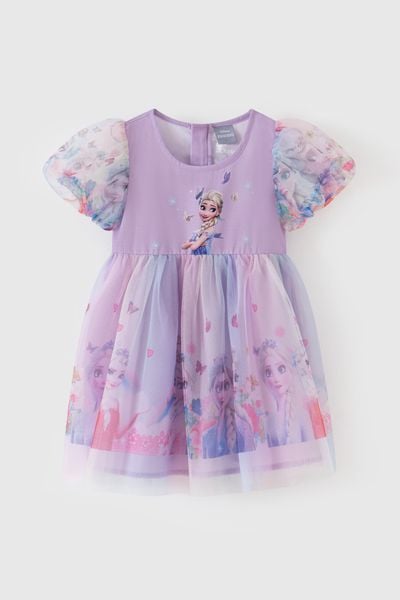 Đầm váy voan ngắn tay bé gái Elsa Rabity 5772
