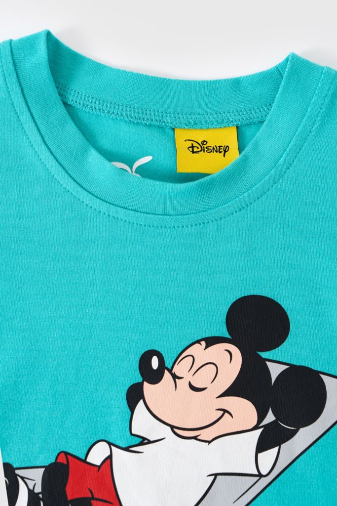 Áo thun ngắn tay bé trai Mickey Rabity 5774