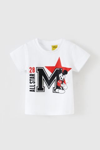 Áo thun ngắn tay Mickey bé trai Rabity 5782