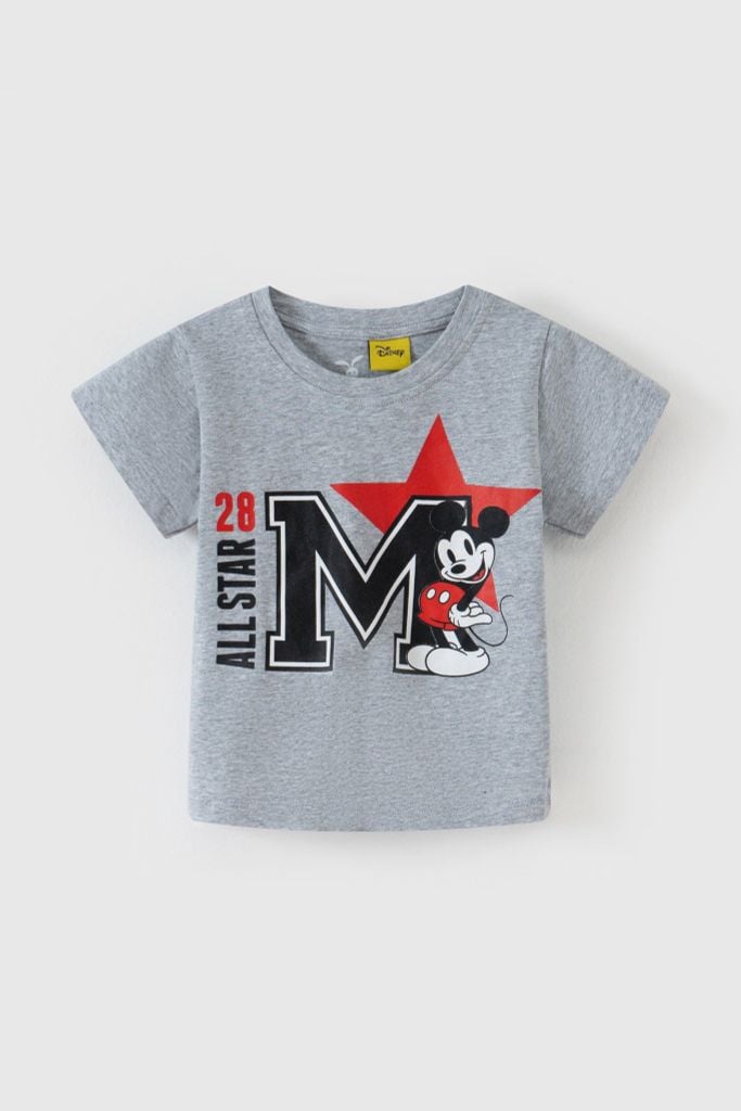 Áo thun ngắn tay Mickey bé trai Rabity 5782