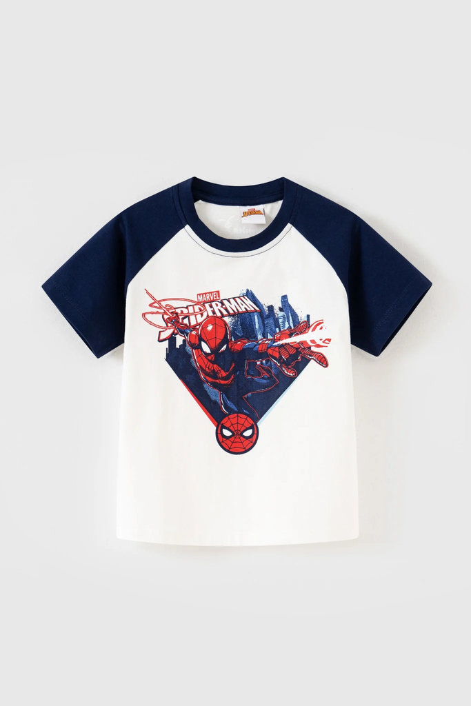 Áo thun ngắn tay Spider-man bé trai Rabity 500.012