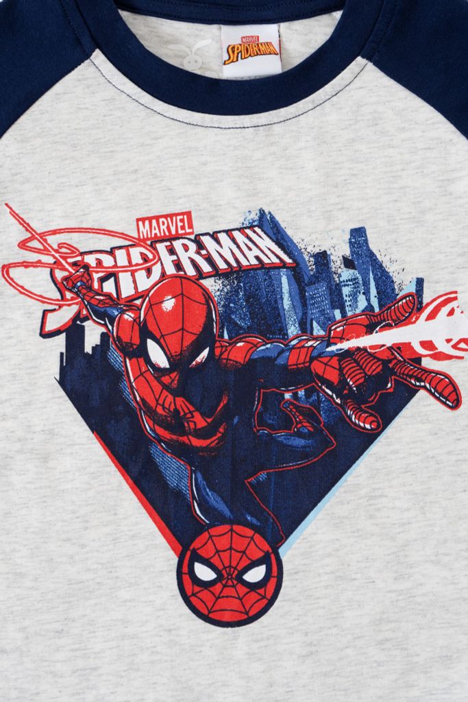 Áo thun ngắn tay Spider-man bé trai Rabity 5783