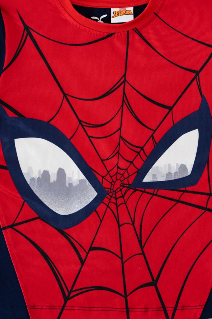 Bộ thun ngắn tay Spider-man bé trai Rabity 5786