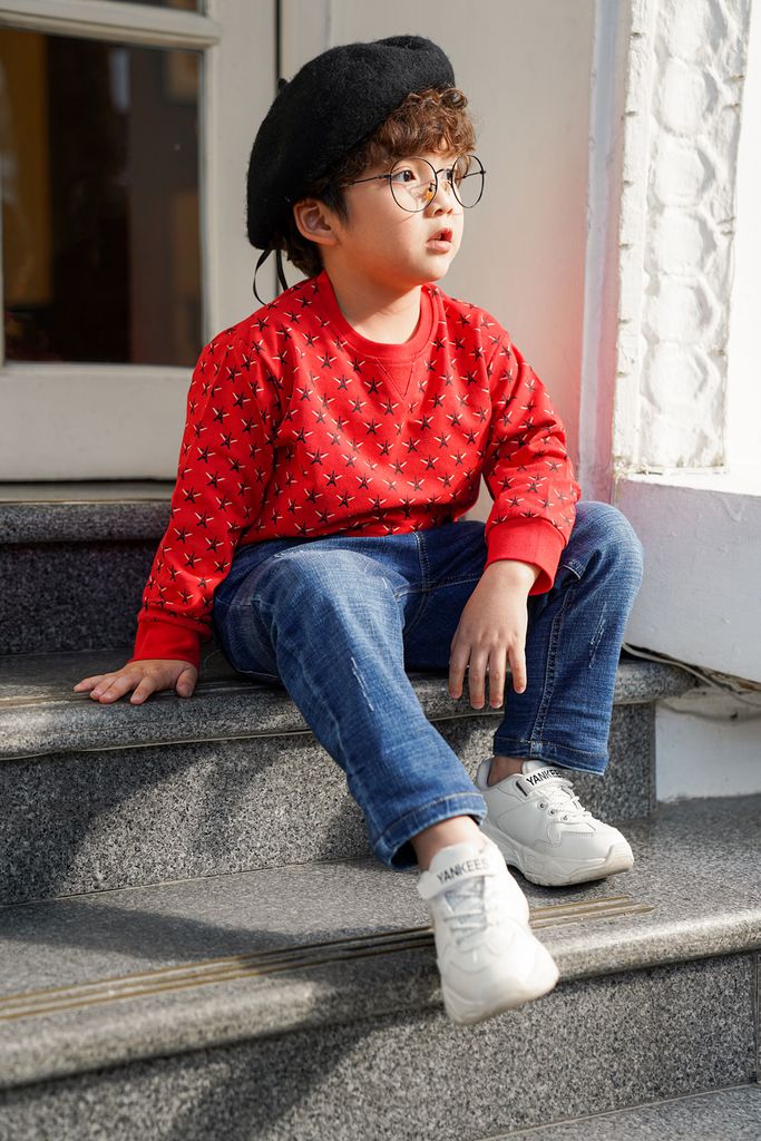 Áo dài tay bé trai Rabity x ELLE Kids- designed in Paris 80011