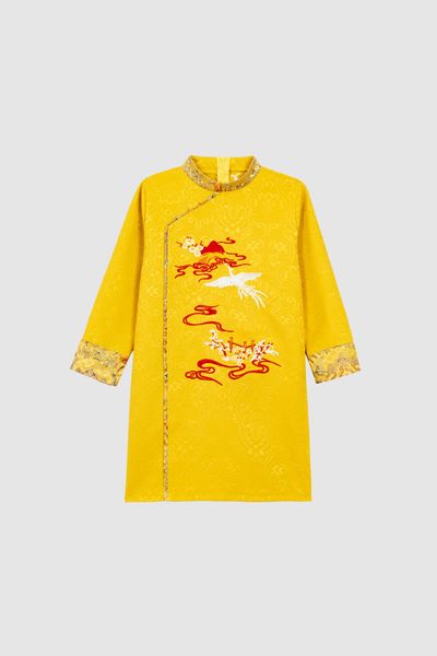 Các mẫu áo dài cách tân mặc Tết dành cho các bé