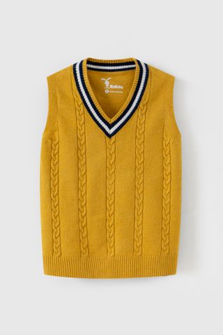 Áo len gile bé trai / bé gái Rabity 63328 (Áo form rộng lùi 1 size)