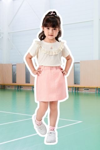 Chân váy kaki bé gái Rabity 955.012