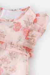 Đầm váy voan bé gái ngắn tay Rabity x ELLE Kids- designed in Paris 81016.01