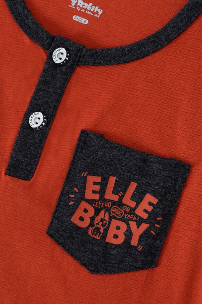 Bộ thun sát nách bé trai Rabity x ELLE Kids- designed in Paris 82034