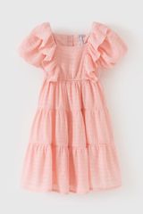 Đầm váy thô ngắn tay bé gái Rabity x ELLE Kids- designed in Paris 83018