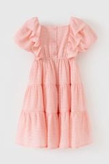 Đầm váy thô ngắn tay bé gái Rabity x ELLE Kids- designed in Paris 83018