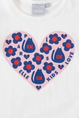 Áo thun ngắn tay bé gái Rabity x ELLE Kids- designed in Paris 83021