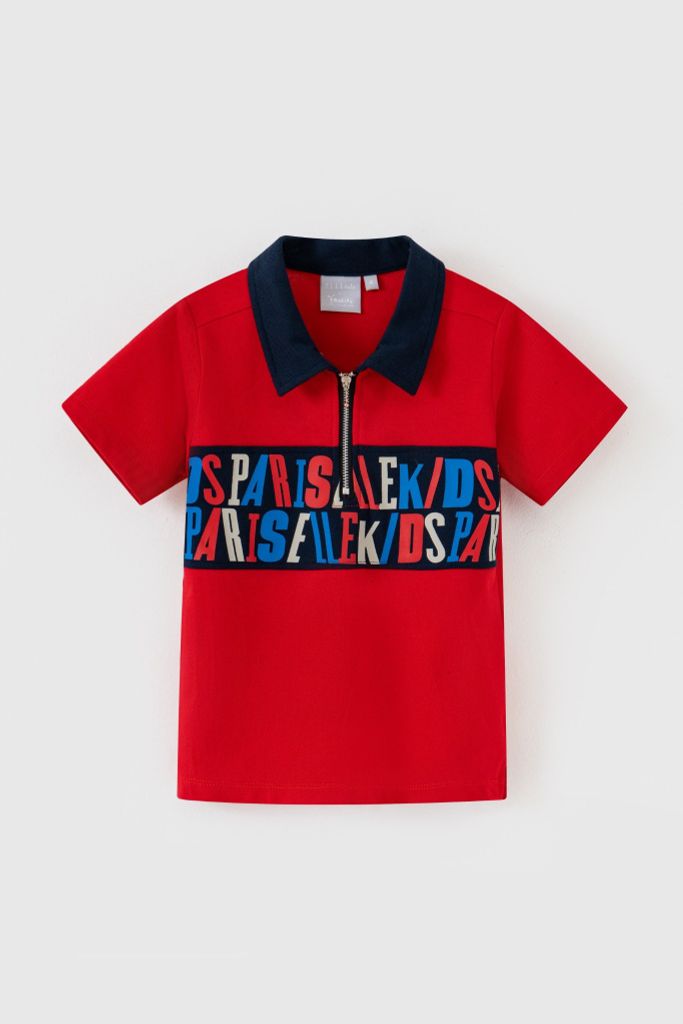 Áo thun ngắn tay bé trai Rabity x ELLE Kids - designed in Paris 83023