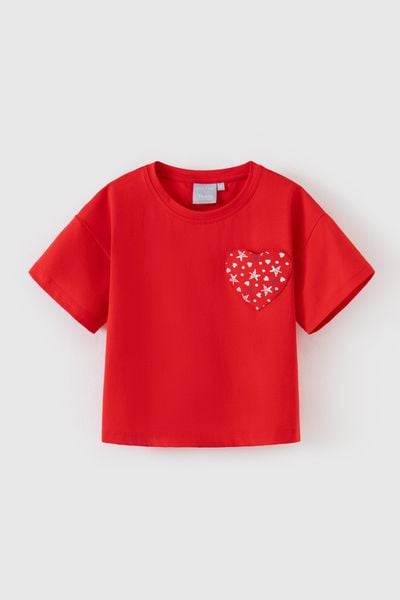 Áo thun ngắn tay bé gái Rabity x ELLE Kids- designed in Paris 83029