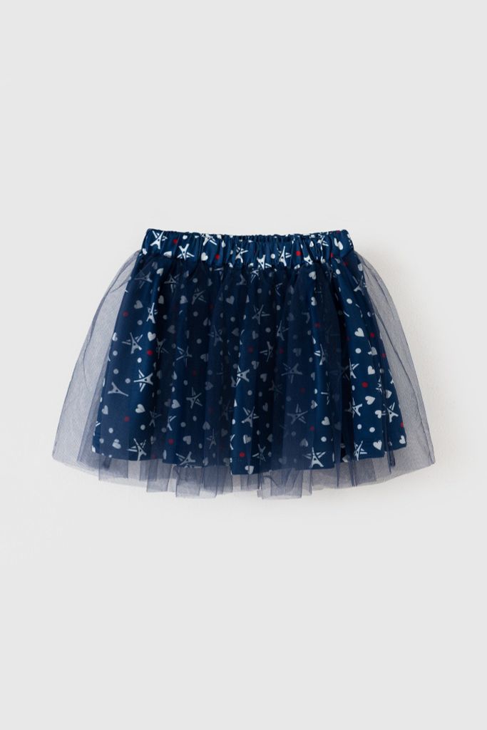 Chân váy phối voan bé gái Rabity x ELLE Kids - designed in Paris 83030