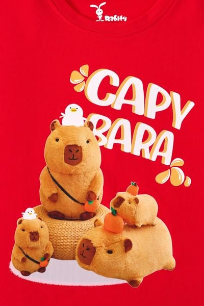 [Độc quyền Online] Áo thun ngắn tay bé trai/bé gái Capybara Rabity 900.096