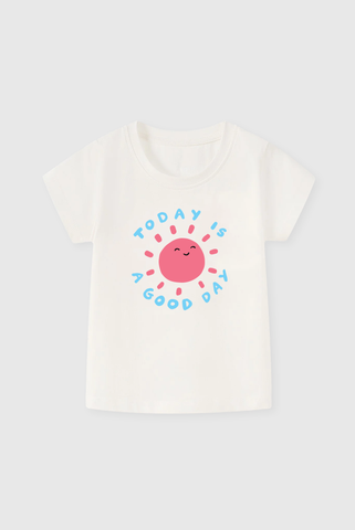 Áo thun ngắn tay bé gái Rabity 900.134