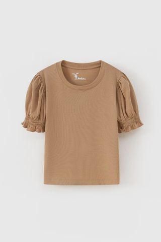 Áo thun ngắn tay Vintage bé gái Rabity 900.026