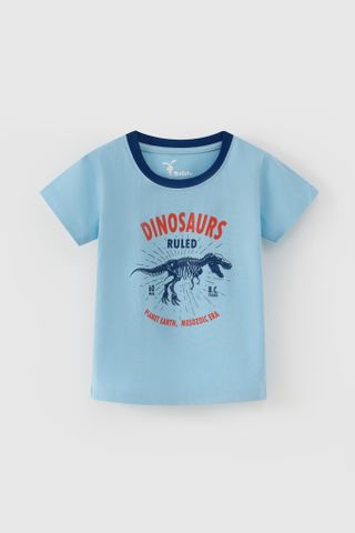 [Độc quyền Online] Áo thun tay ngắn khủng long T-Rex bé trai Rabity 900.035