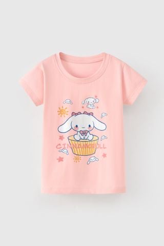 Áo thun tay ngắn Cinnamoroll bé gái Rabity 900.119