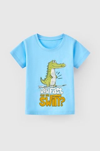 Áo thun tay ngắn khủng long bé trai Rabity 900.121
