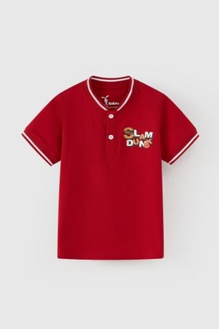 Áo thun polo cổ trụ ngắn tay bé trai Rabity 901.007