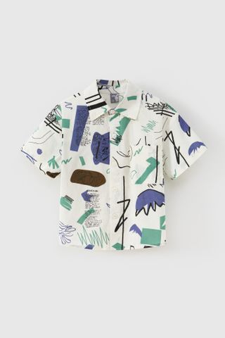 Áo sơ mi ngắn tay bé trai Vintage Rabity 902.011 (Form rộng lùi size)