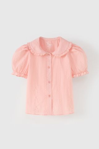 Áo sơ mi ngắn tay bé gái Rabity 902.021