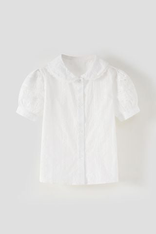 Áo sơ mi ngắn tay bé gái Rabity 902.022