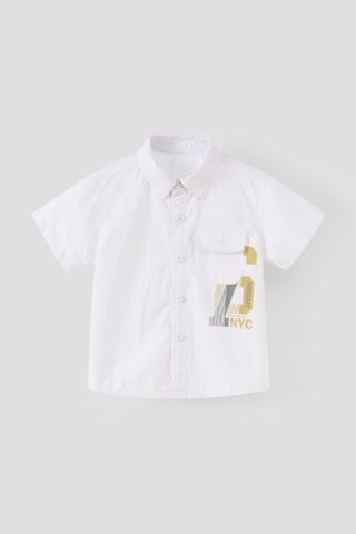 Áo sơ mi ngắn tay bé trai Rabity 902.025