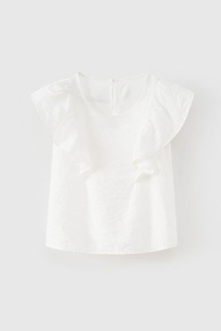 Áo kiểu thô ngắn tay Vintage bé gái Rabity 903.001