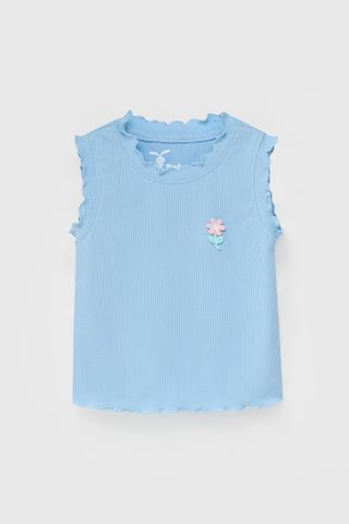 [Form nhỏ nâng 1 size - Độc quyền Online] Áo thun tăm sát nách bé gái Rabity 905.003