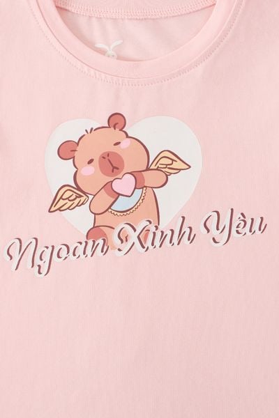 Áo thun dài tay bé gái Rabity 910.016