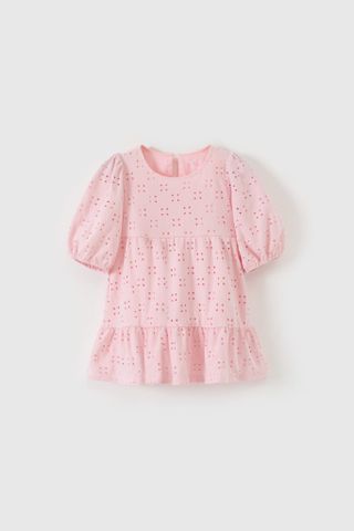 Đầm váy thun ngắn tay bé gái Rabity 92348