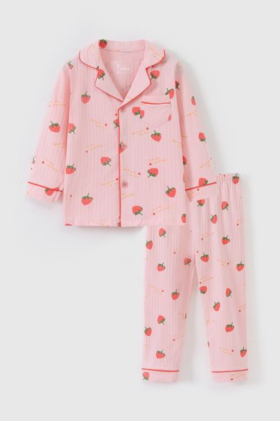 Bộ thun dài tay Pijama bé gái Rabity 92685.01