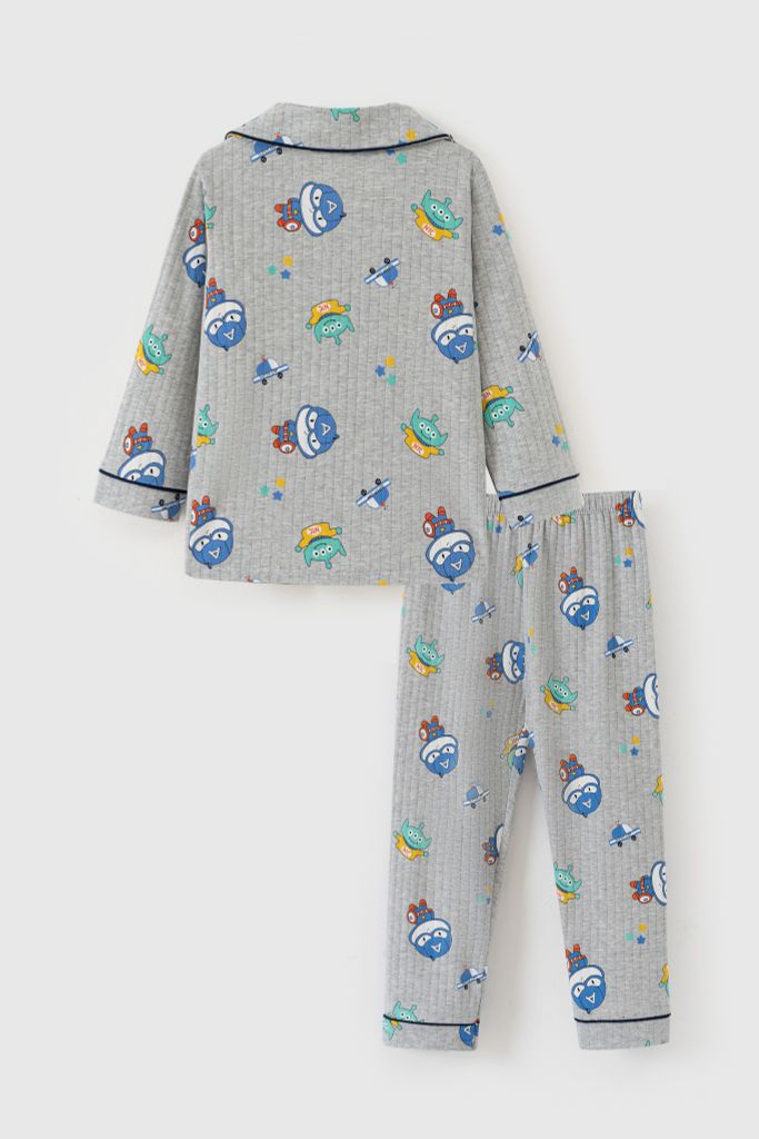 Bộ thun Pijama bé trai Rabity 92695.01