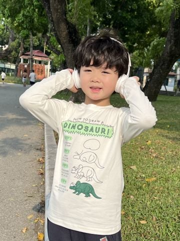 Áo thun dài tay bé trai Rabity 92712