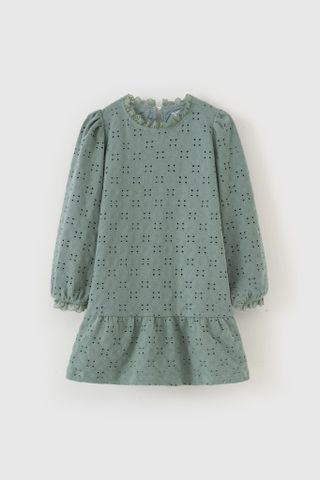 Đầm váy ren dài tay bé gái Rabity 92726