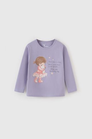 Áo thun dài tay bé gái Rabity 92756