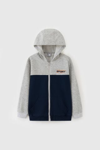 Áo khoác mũ dài tay bé trai Rabity 92762