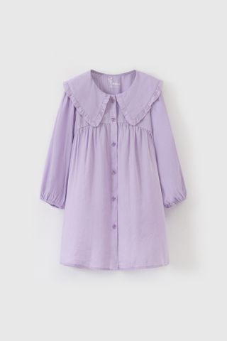 Đầm váy thô cổ sen dài tay bé gái Rabity 92782