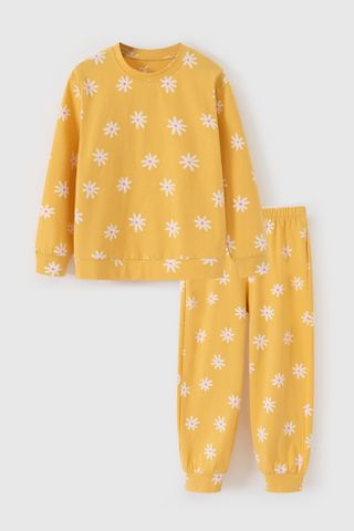 Đồ bộ thun dài tay bé gái Rabity 92842